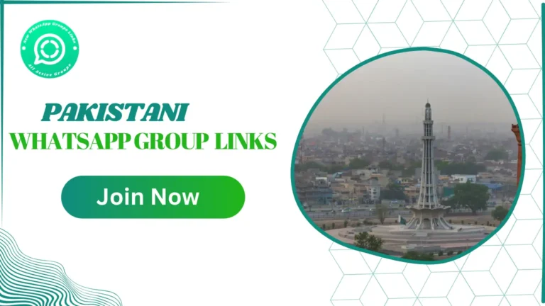 Pakistani WhatsApp Group Links